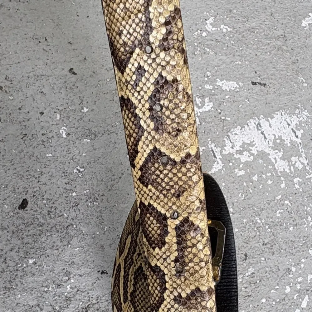 Snake skin/python vintage belt